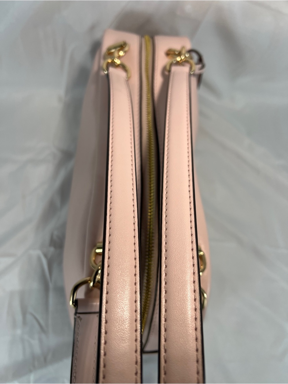 Michael Kors Cecily Soft Leather Shoulder Bag + Matching MK Wallet Pink Set - Picture 10 of 16